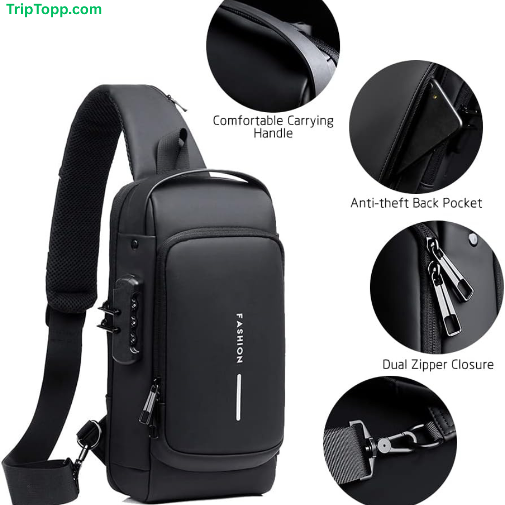 Anti Theft Cross Body Bag
