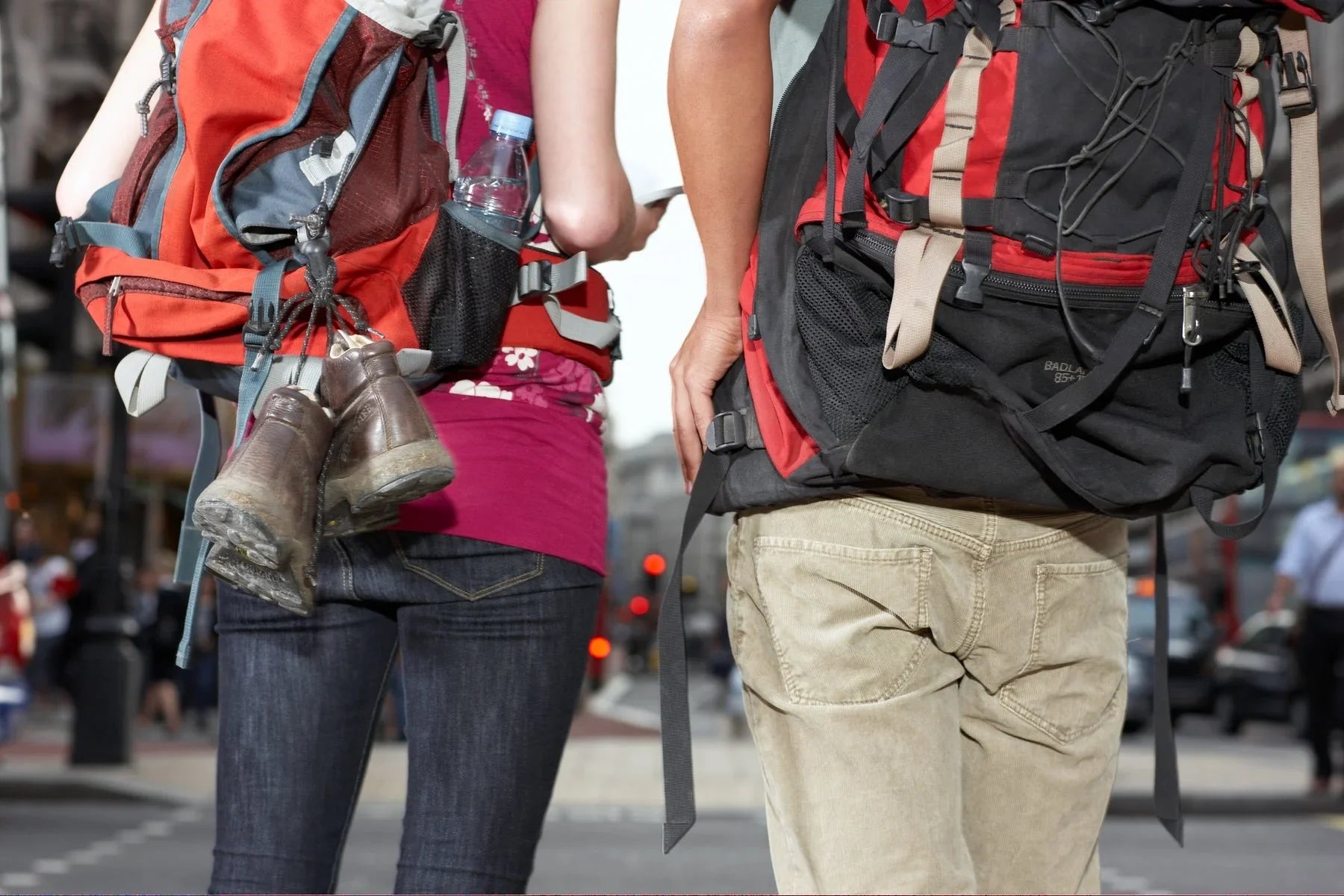 Collection image view of Lightweight travel backpack with multiple pockets