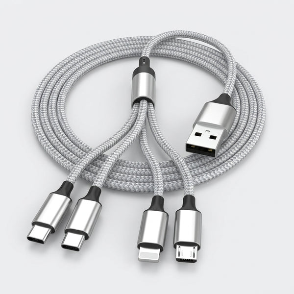 4-in-1 Multi Charging Cable, 120 cm