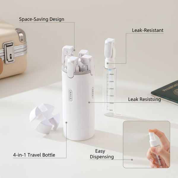 Travel Bottles 4-in-1 Set Toiletry