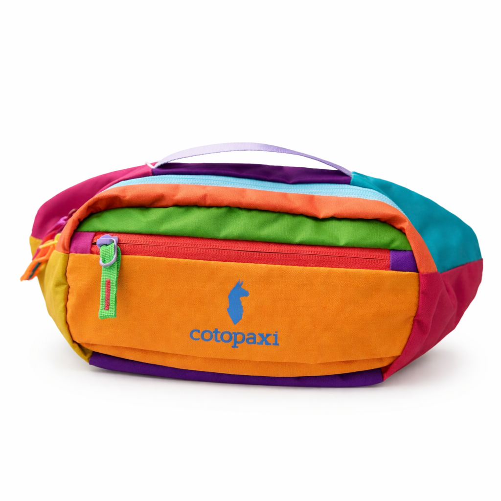 Close-up of the BrightSide 3L Waist Bag showing key features and build quality - travel bag