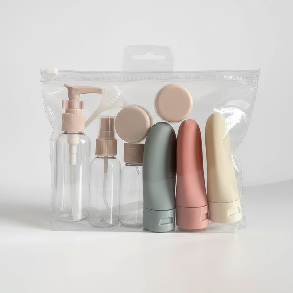 Travel Bottles With Storage Bag 11pcs