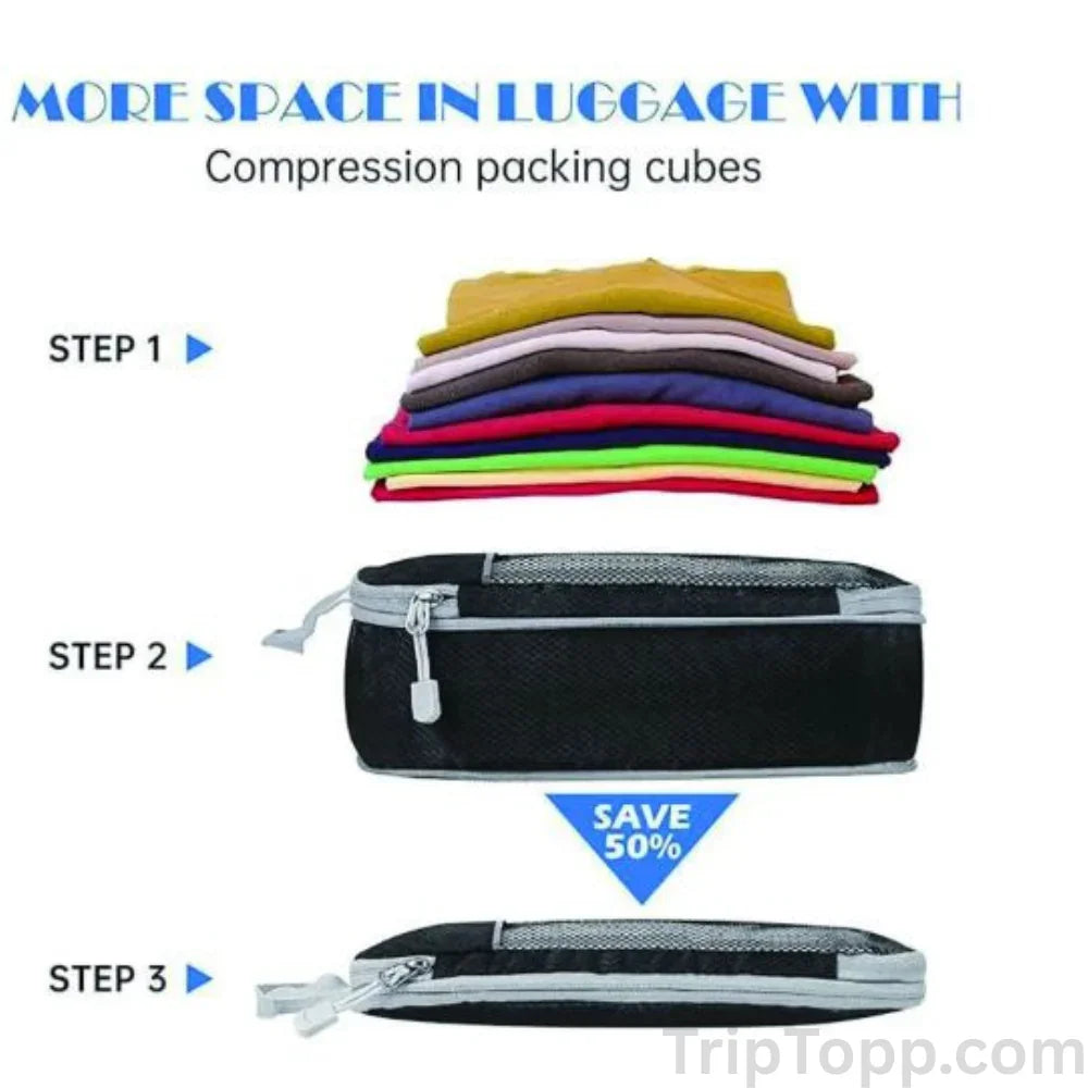 Product image page of Compression Travel Bags