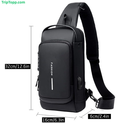 Anti Theft Cross Body Bag