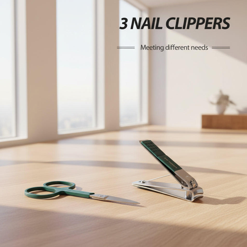 GroomKit™ High-End Nail Care Set – interior compartments