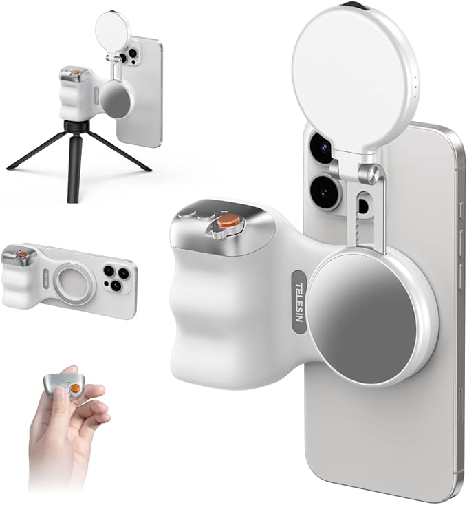 Product image page of Hand Grip Phone Holder Magnetic hand grip phone holder for stable photos and videos