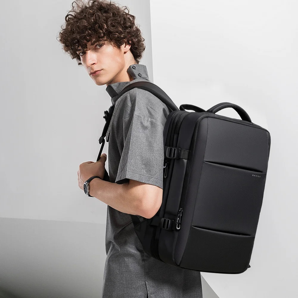 backpack view with model