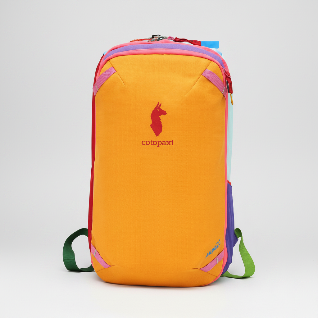 Front view of the MetroPop 20L Backpack in white - travel luggage, perfect for Australian travellers
