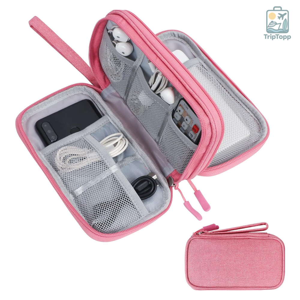 Product image page of Pouch Travel Cable Organizer