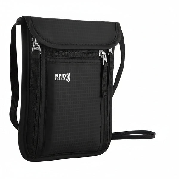 GuardPouch™ RFID Neck Wallet