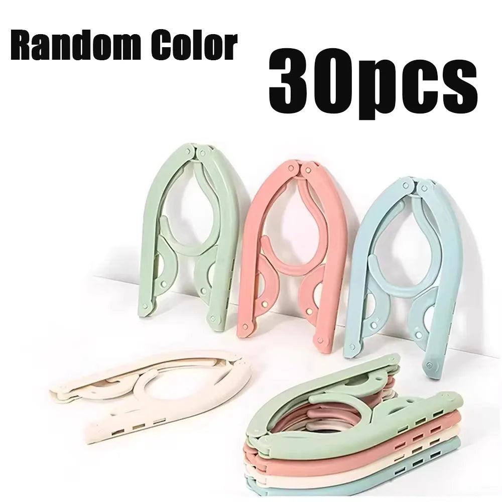 Foldable Travel Clothes Hangers 10pcs Set
