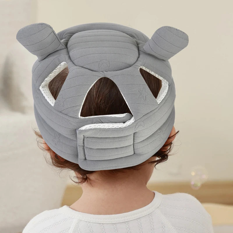 Toddler head cushion hat breathable mesh first steps fall protection baby safety