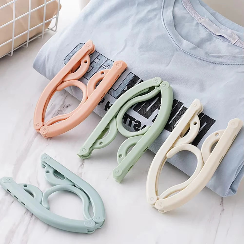 Foldable Travel Clothes Hangers 10pcs Set