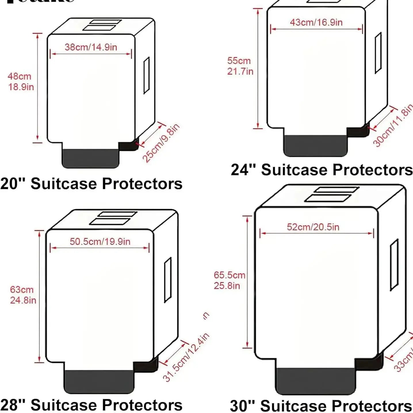 Waterproof transparent PVC luggage cover protecting checked bag at airport carousel