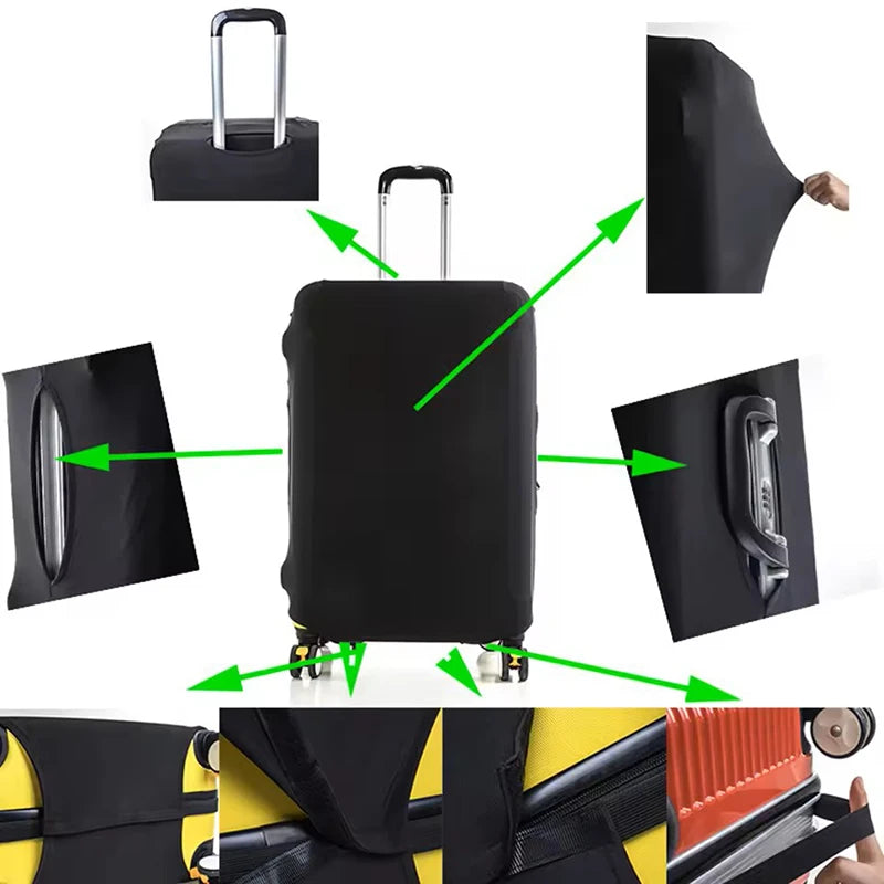 TravelShield™ Protective Suitcase Cover – side view