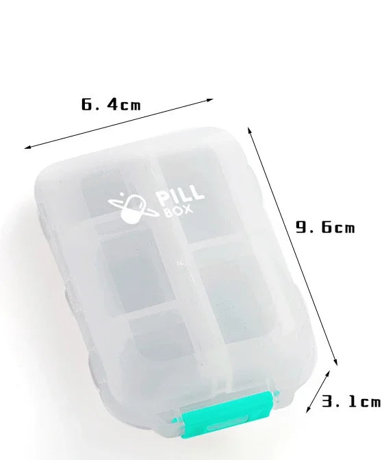 Travel Pills Organizer Box