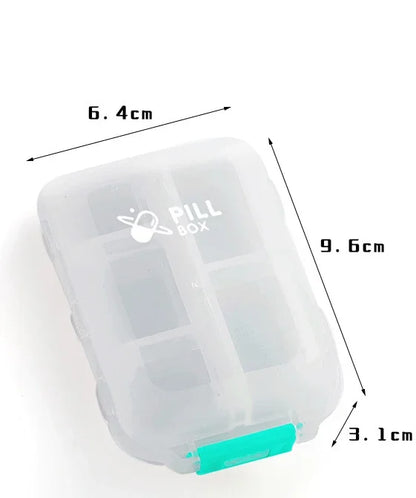 Travel Pills Organizer Box