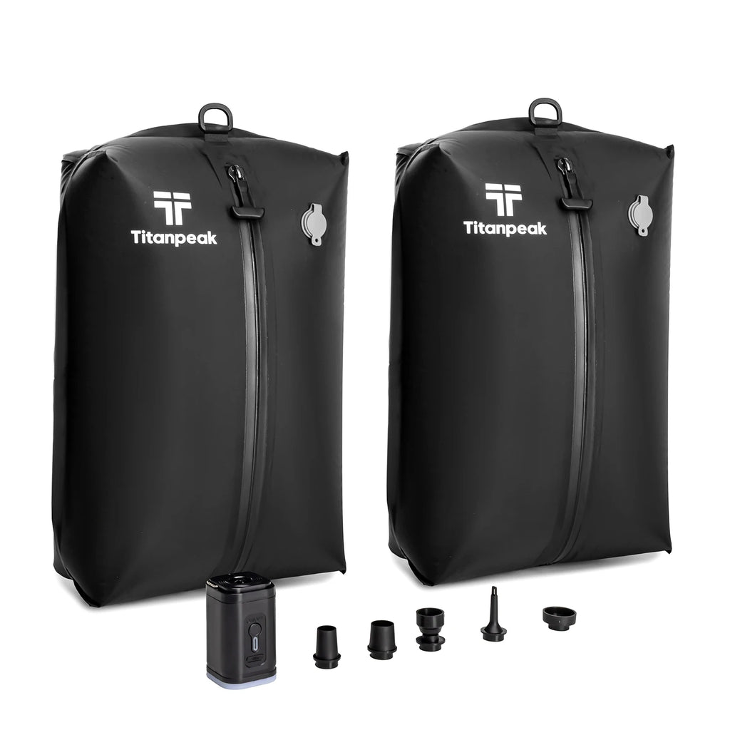 Detail shot of the TripTopp AirLock Vacuum Compression Travel Bags zippers and stitching for durability - packing organiser