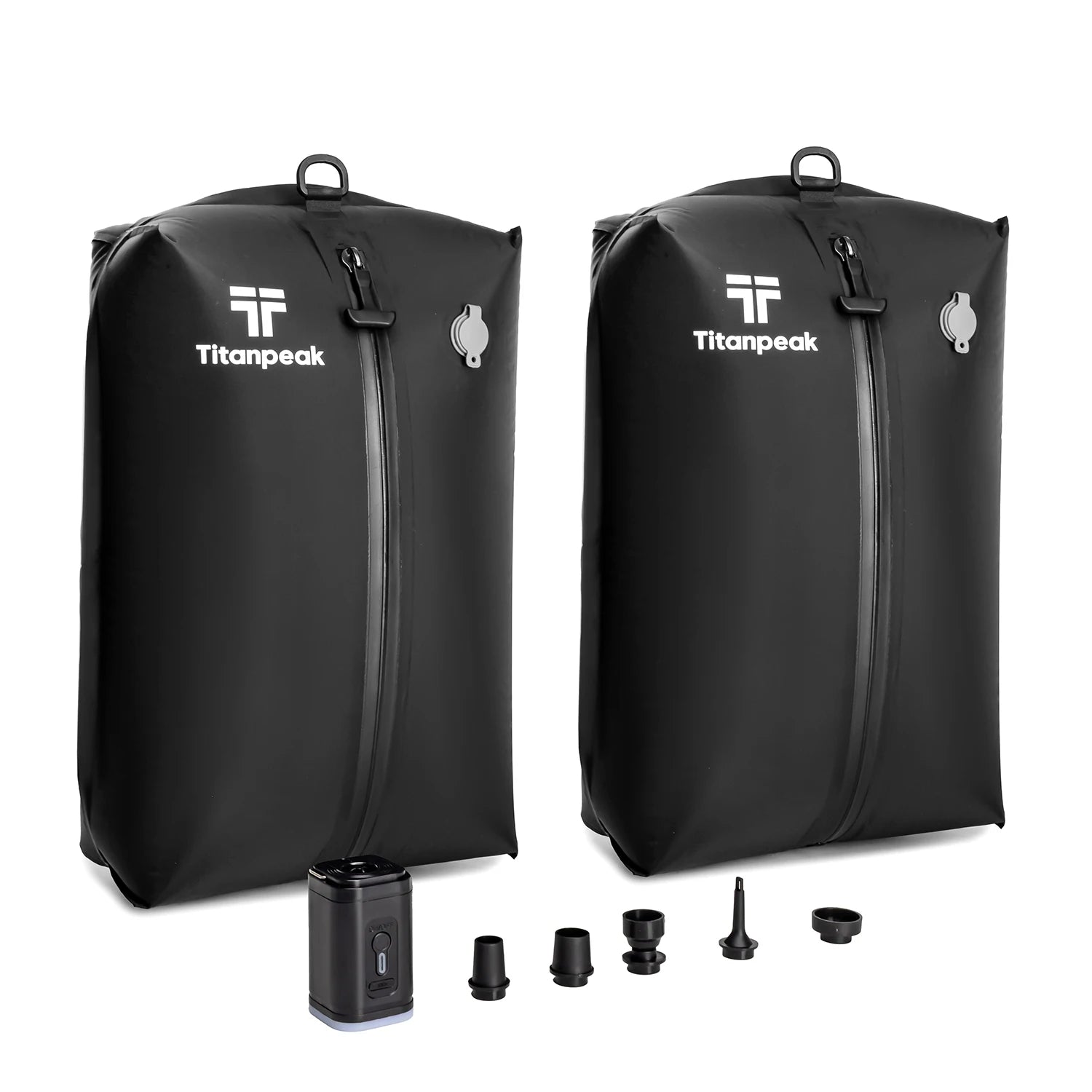 Detail shot of the TripTopp AirLock Vacuum Compression Travel Bags zippers and stitching for durability - packing organiser