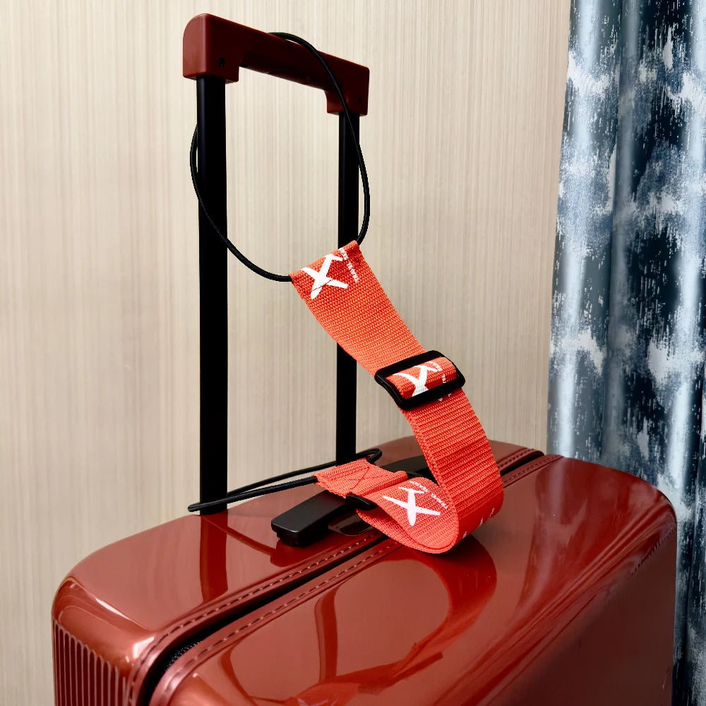 Detail shot of the BagLink Travel Luggage Connector Strap highlighting its finish and build quality - travel gear