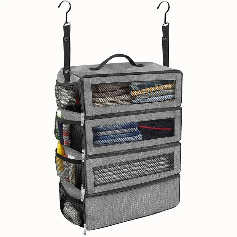 Trip Topp suitcase hanging organiser grey travel packing system Australia
