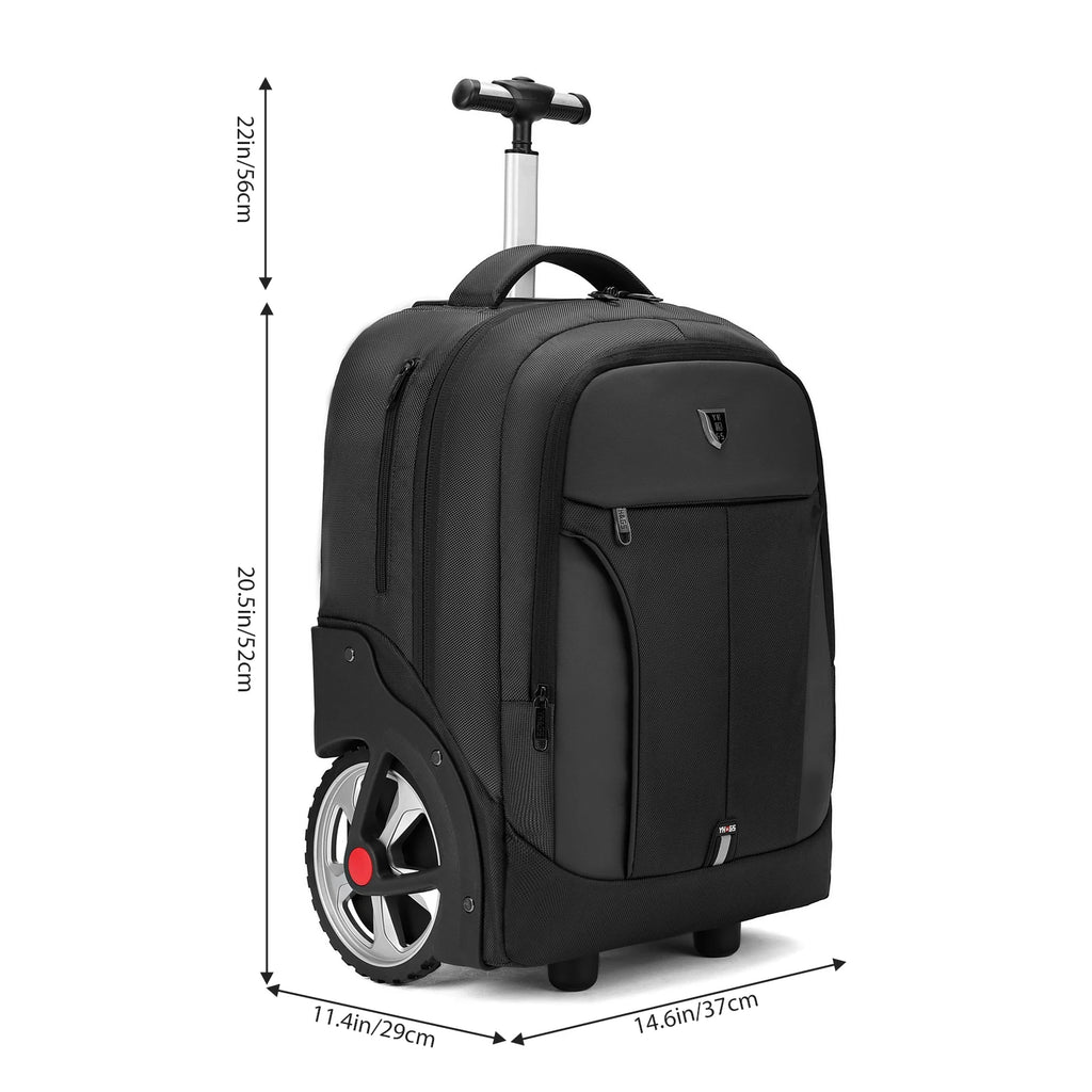 Rolling Luggage Backpack 20" with Wheels – lifestyle shot