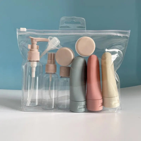 Travel Bottles With Storage Bag 11pcs
