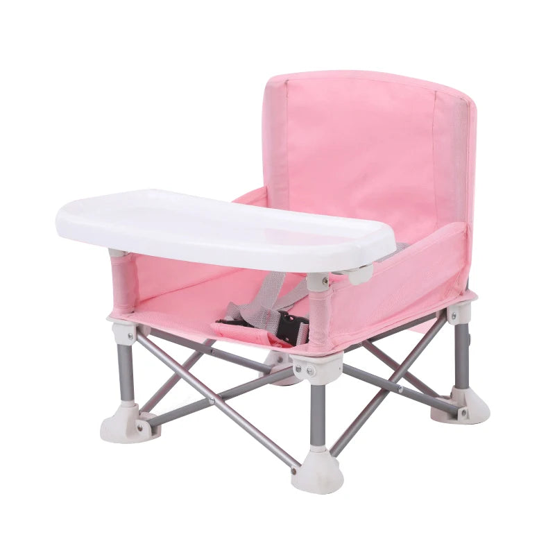 Portable infant high chair with sunshade folded travel baby gear Australia