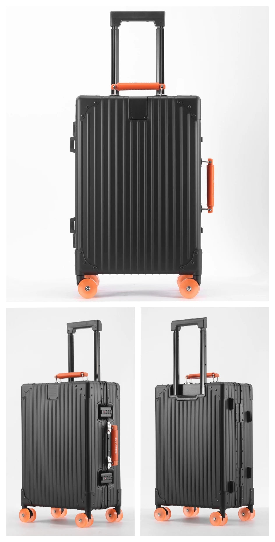 Colourful Spinner Suitcase with TSA Lock – lifestyle shot