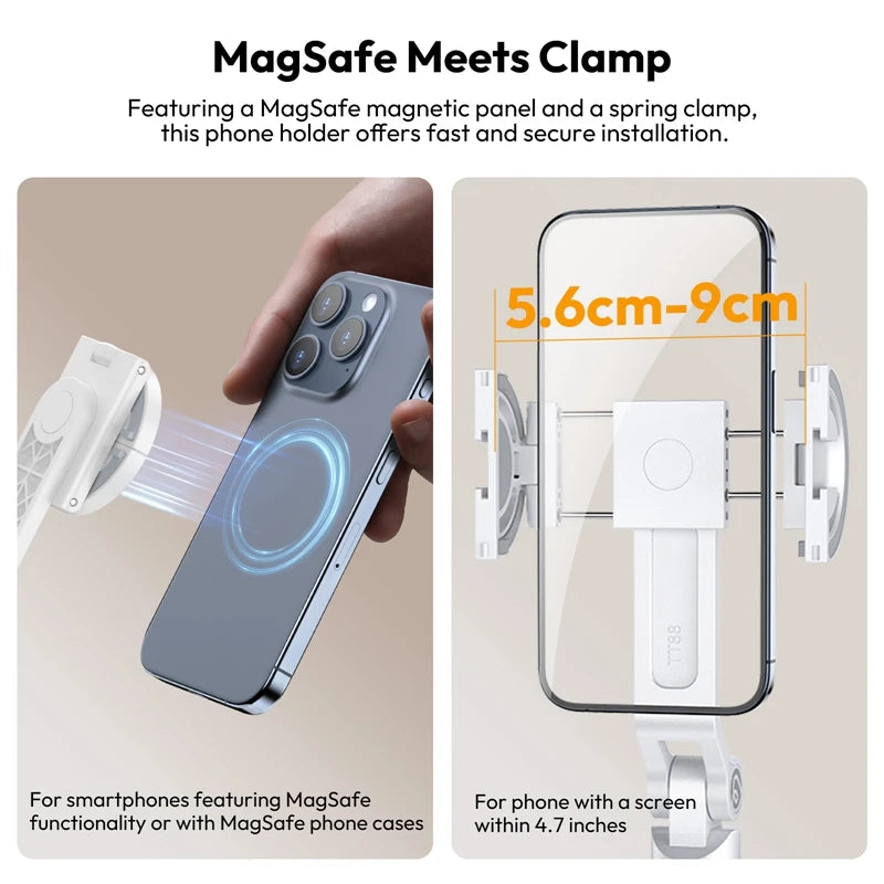 Selfie Stick 1.44M with MagSafe Clamp