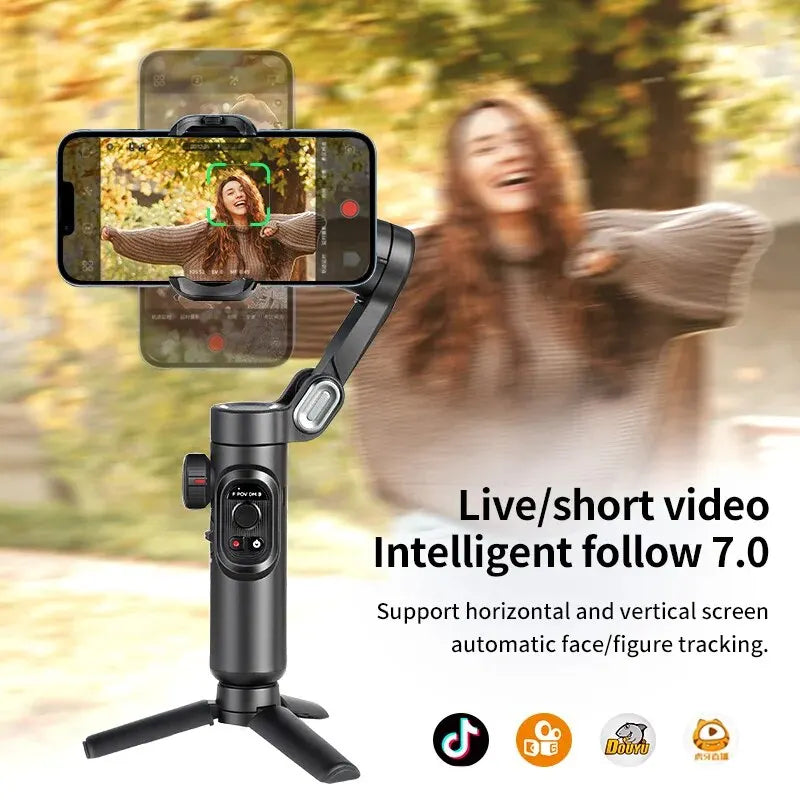 Product image page of Gimbal Stabilizer SmartXE for Smartphone AI Face Tracking