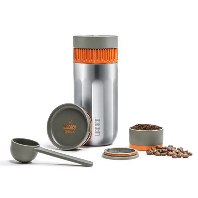 Pipamoka portable travel coffee maker vacuum pressure brewing stainless steel travel mug Australia