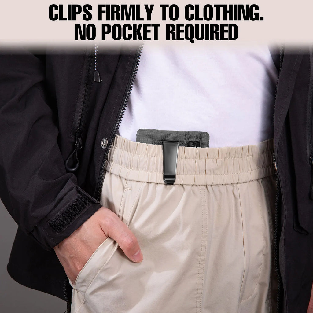 Large travel money belt worn under shirt invisible pickpocket protection Europe
