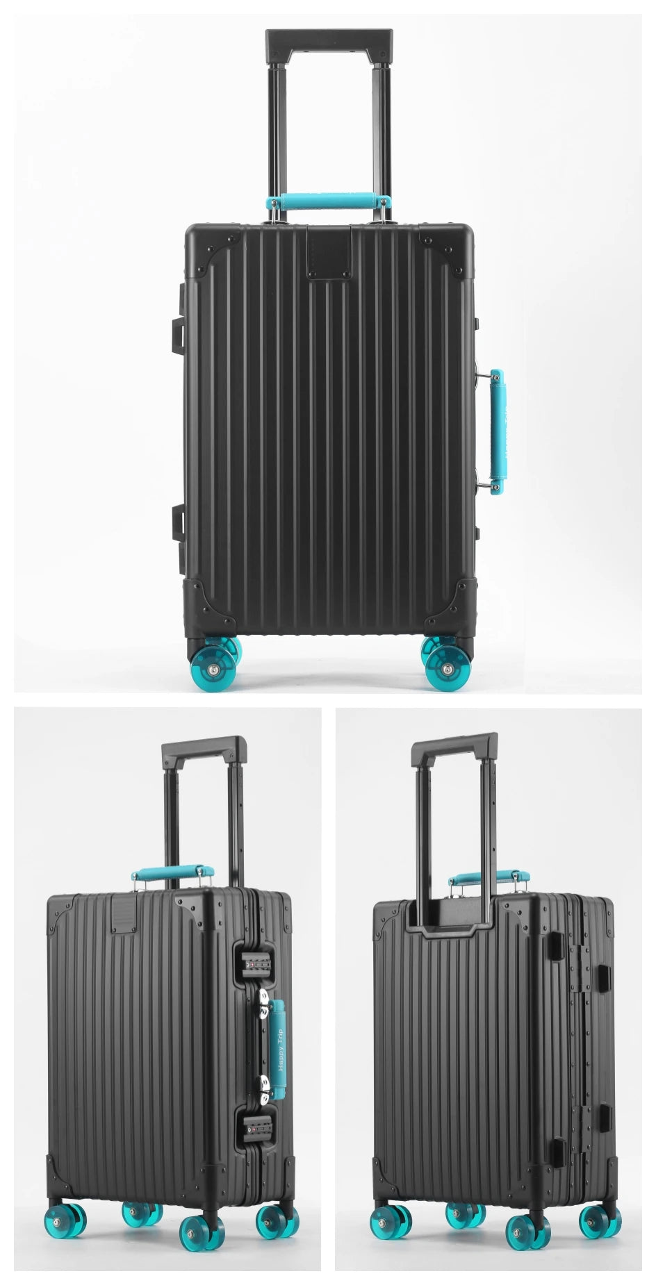 Colourful Spinner Suitcase with TSA Lock – view 16