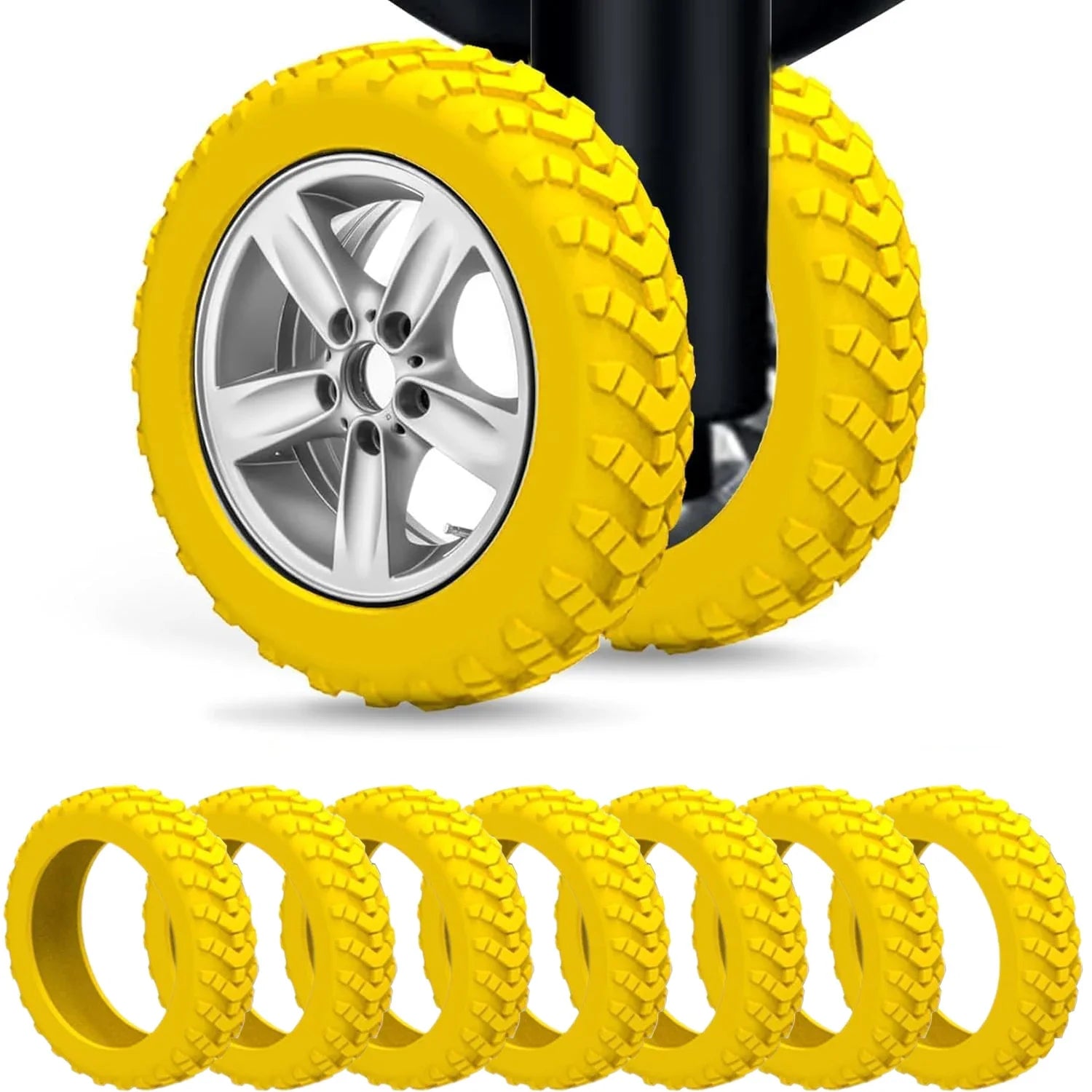 Luggage Wheel Protectors | 8 Pack