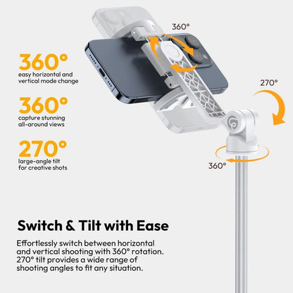 Selfie Stick 1.44M with MagSafe Clamp