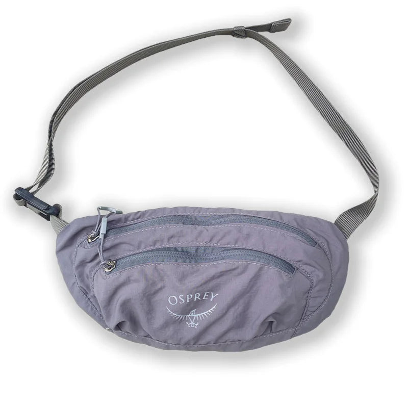 Product image of Purple Osprey waist pack on a white background