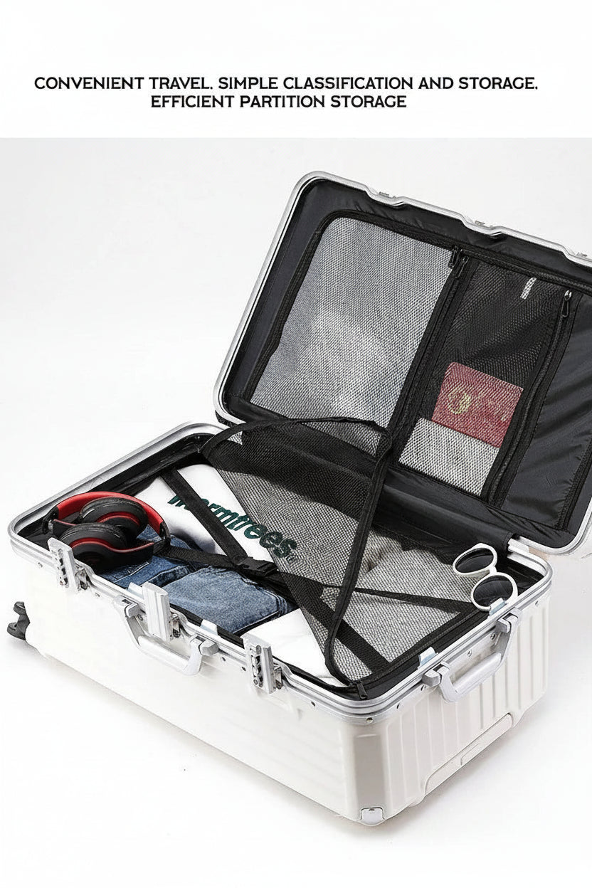 Spacious interior showing large packing capacity