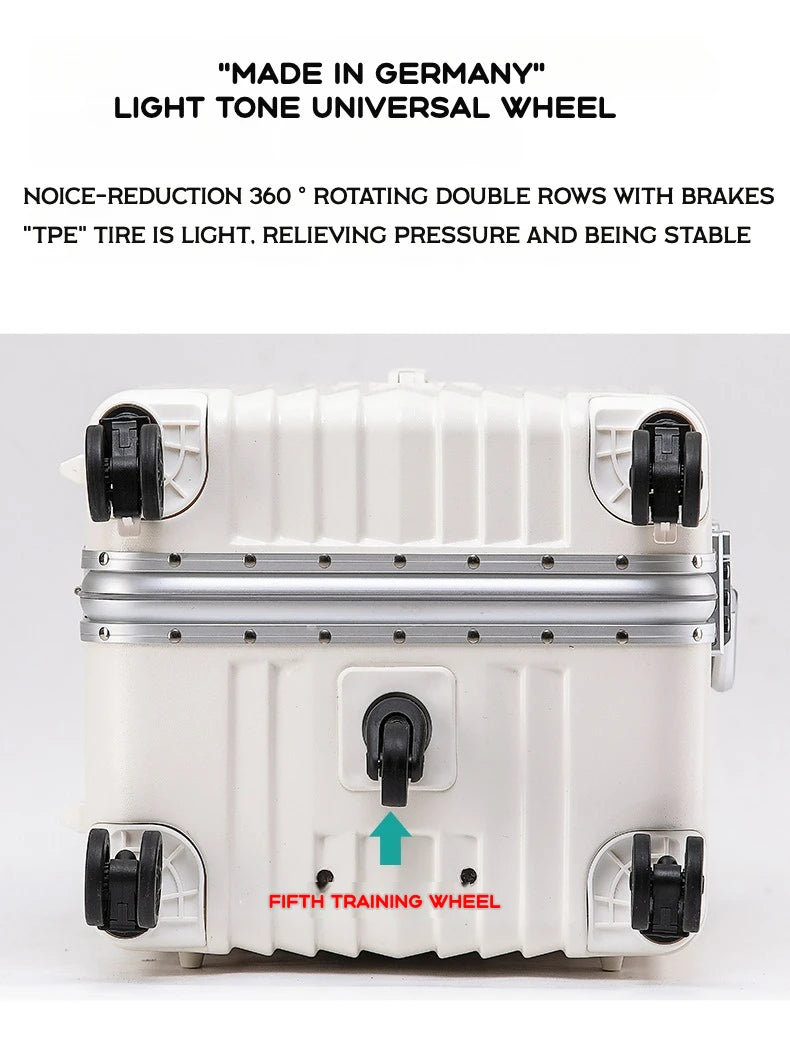 Close-up of wheel brake system for stable positioning