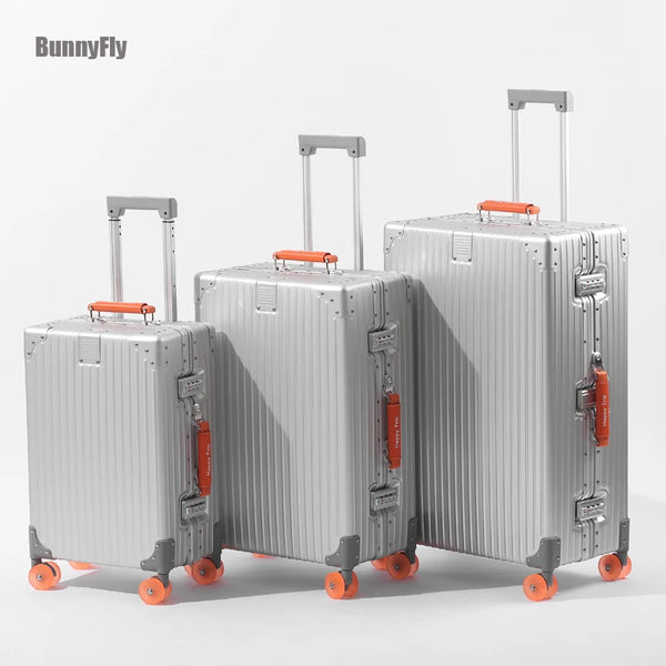 Colourful Spinner Suitcase with TSA Lock – Aluminium Magnesium Alloy Luggage