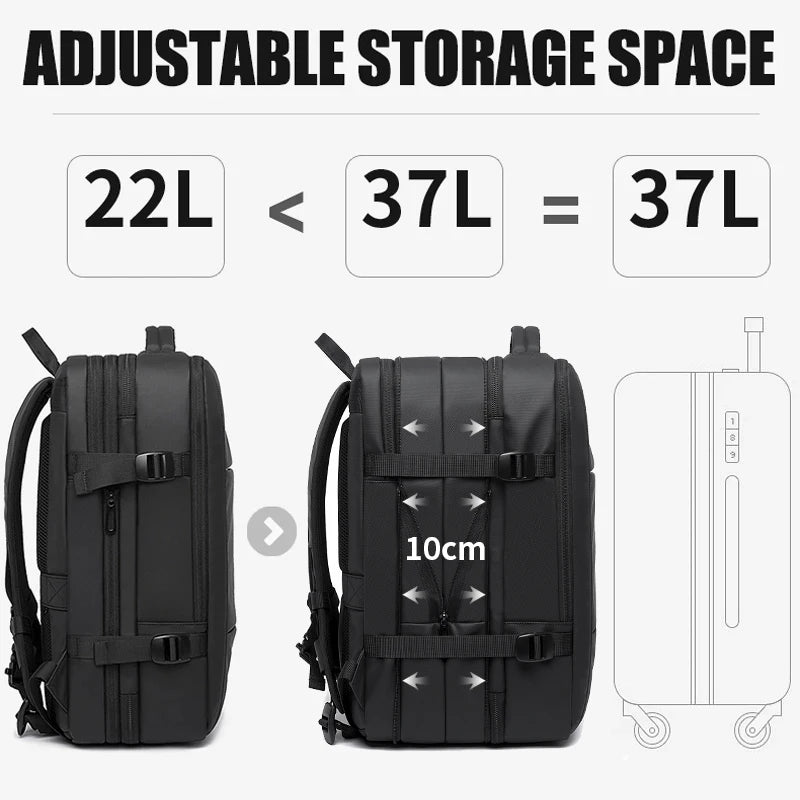 product image  of BANGE Backpack Side view of the product 