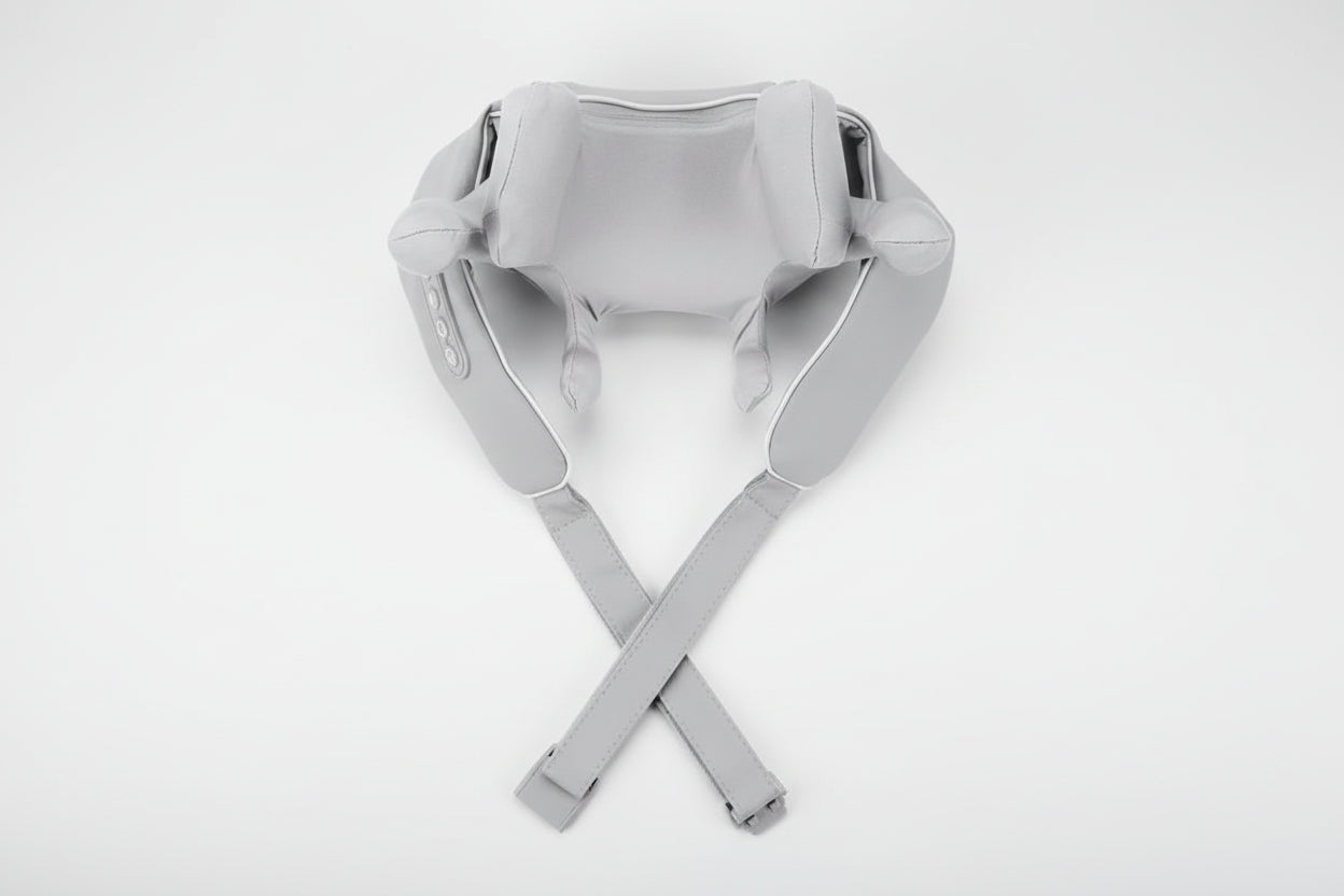 Travel Neck & Shoulder Massager | Wireless Shiatsu Heat Pillow
