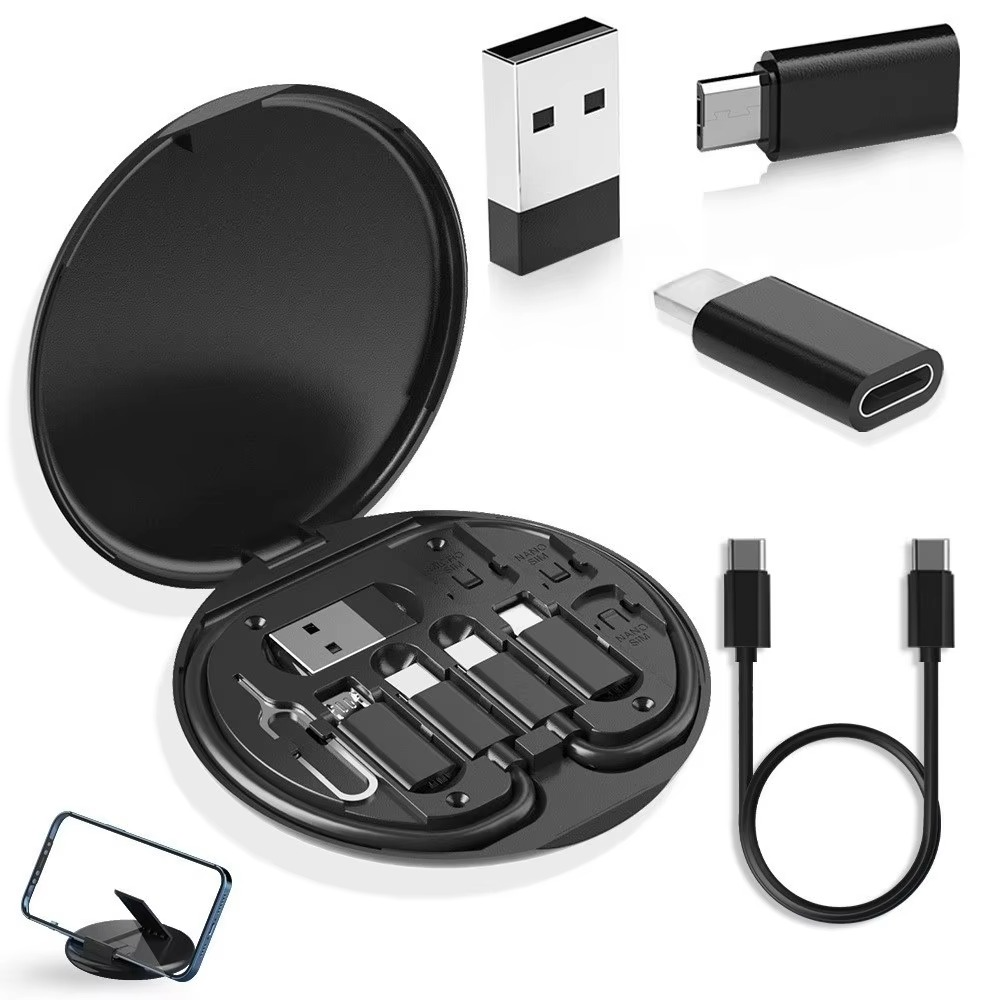 TravelCharge Kit shown from the side, highlighting its compact travel-friendly design - travel essentials