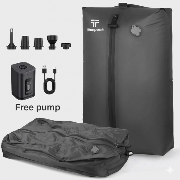 TripTopp AirLock Vacuum Compression Travel Bags | Space Saving Organiser System