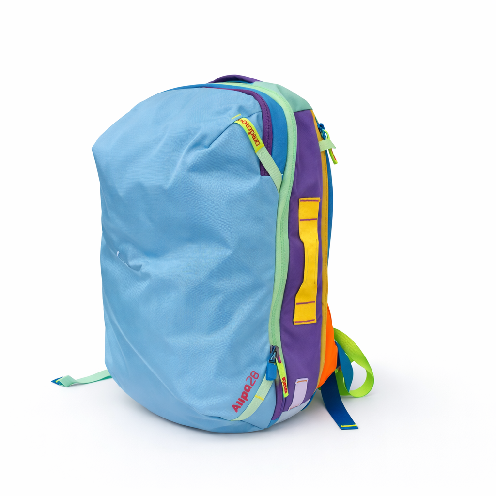 Lifestyle photo of the VibeTrail28L Backpack, a must-have travel essential - travel bag