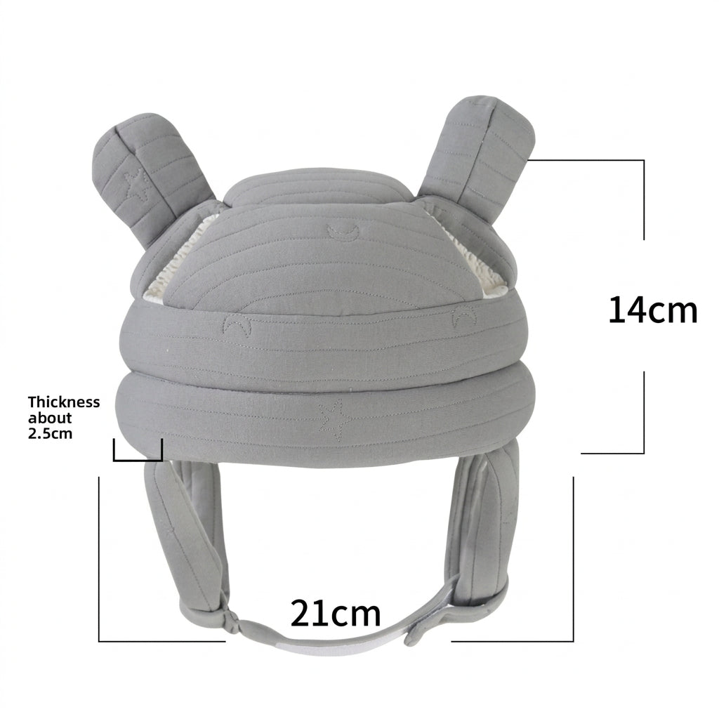 Baby head safety cushion hat lightweight non-restrictive family travel accessory