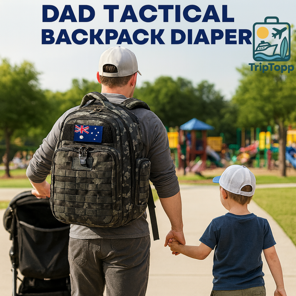 Product image page of Dad Tactical Backpack Diaper