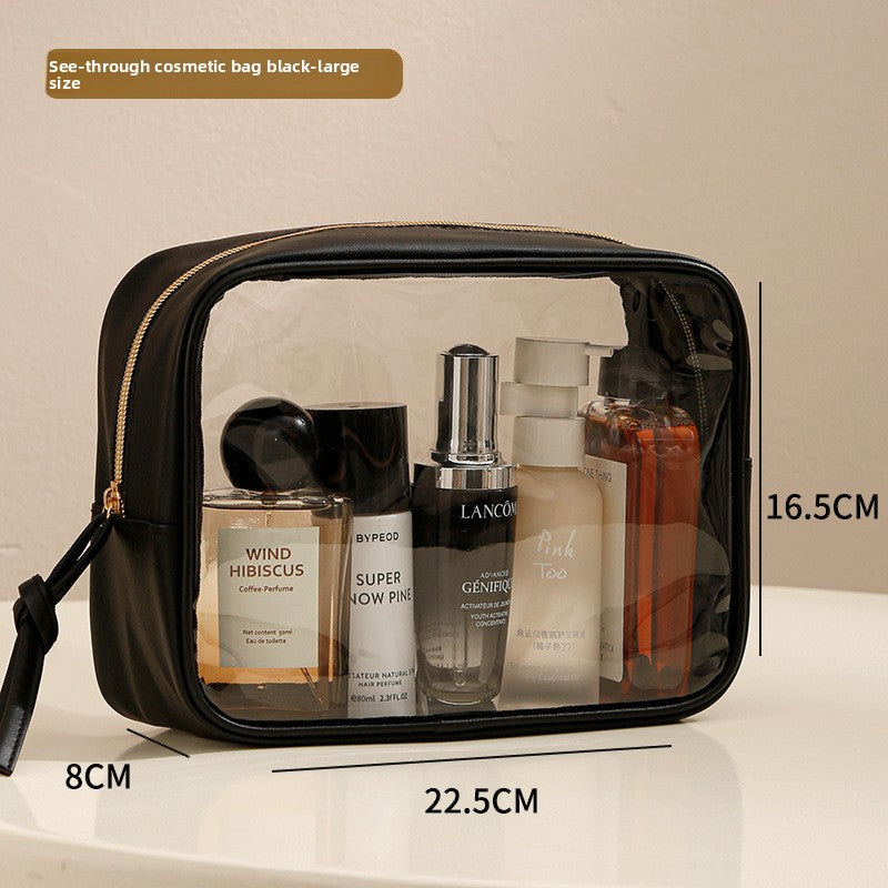 PVC Toiletry Bag – zipper and hardware detail