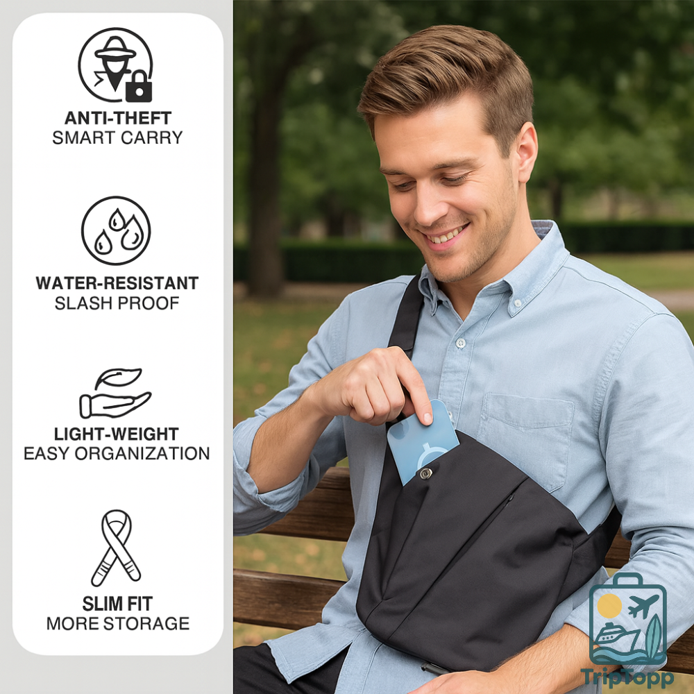 Anti-Theft Crossbody Bag