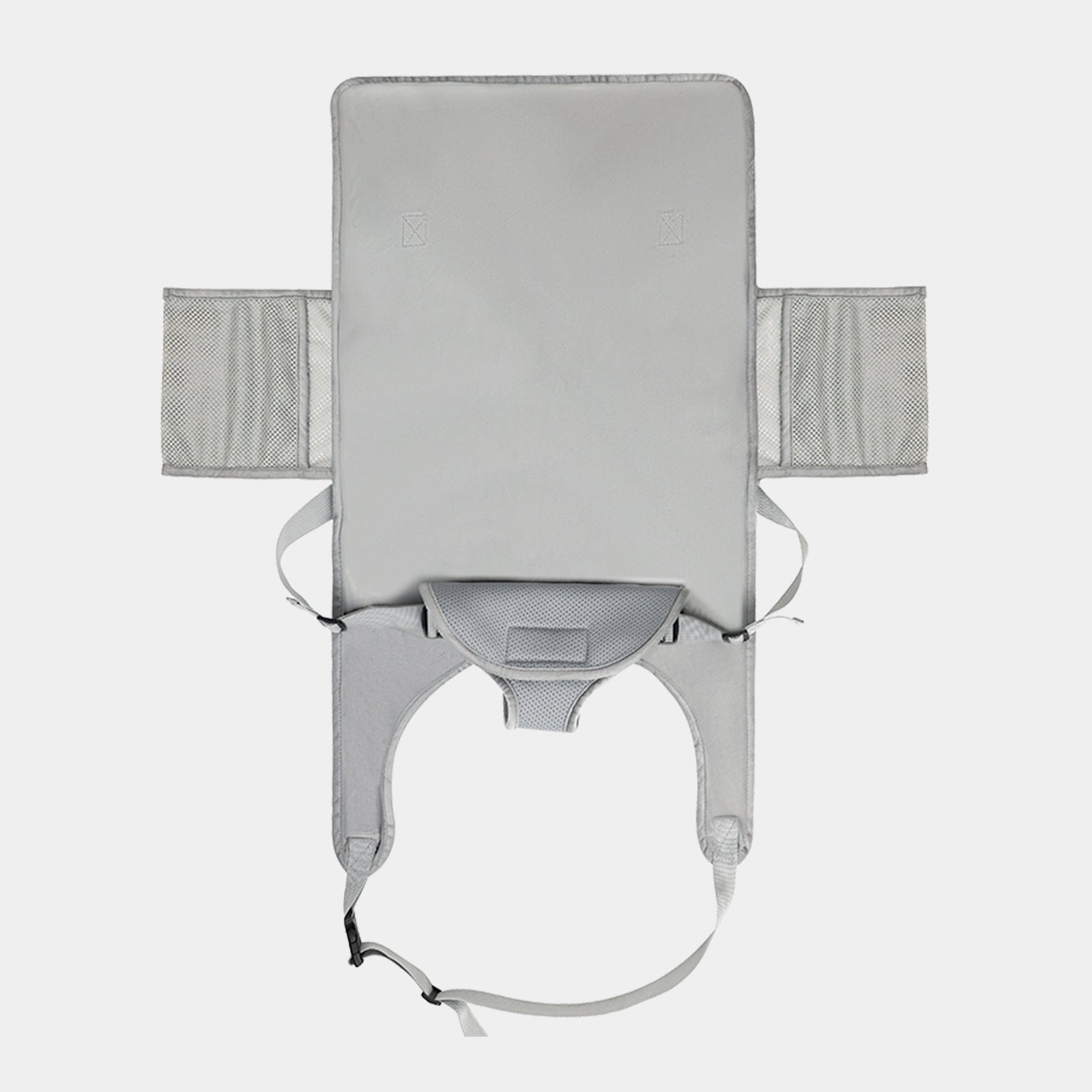 Kids airplane seat extender in use long-haul flight toddler sleep Australia